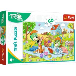 Trefl Пъзел Trefl от 60 части - Семейните приключения на Трефликс (17394) - ozone