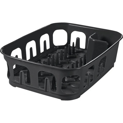 Odkapávač nádobí ESSENTIALS obdélník - tm.šedý CURVER