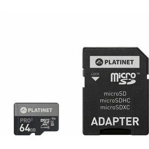 Platinet microSDXC 64GB C10/U3/A1 43999