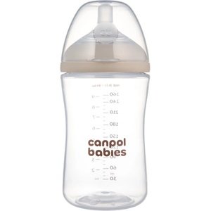 Canpol babies Natural Shape шише против колики 3m+