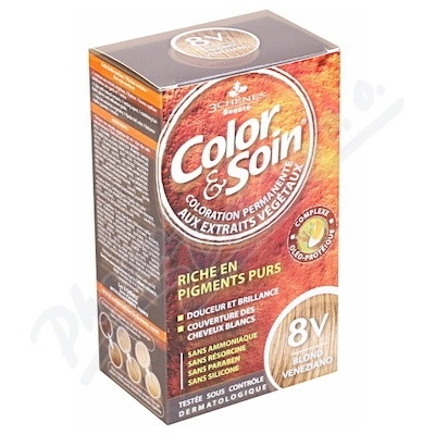 Color&Soin 8V stredne zlatá blond 135 ml