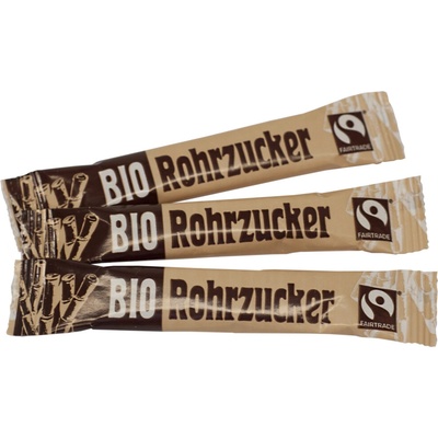 Schweitzer Bio surový trstinový cukor z Paraguaja balený po 4 g