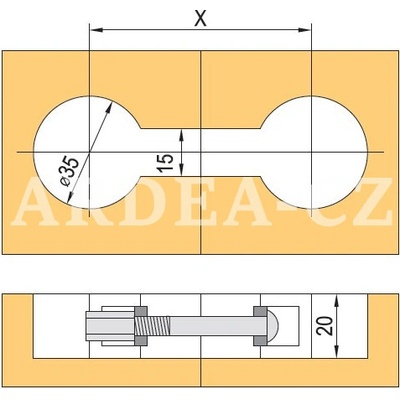 spojovací šroub pracovní desky -150mm – Zbozi.Blesk.cz