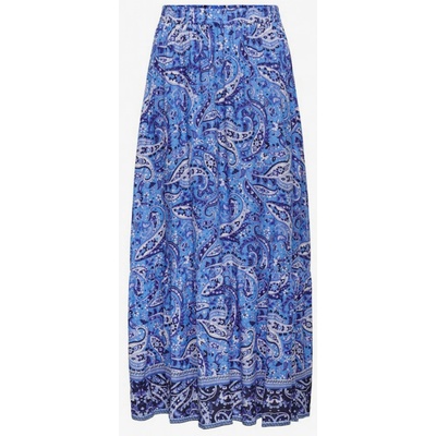 Only dámská vzorovaná maxi sukně Nova modrá