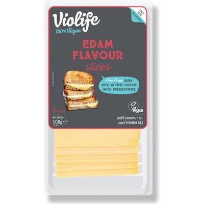 Violife Plátky s příchutí Eidam 5 plátků VEGAN 100 g – Zboží Dáma