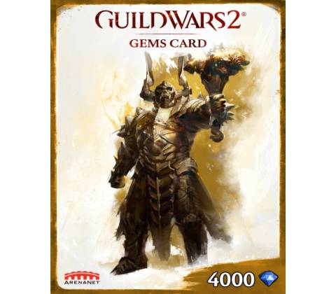 Guild Wars 2 4000 Gem Card