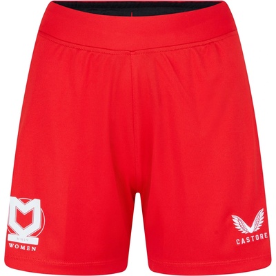 Castore Дамски къси панталони Castore MK Dons Away Shorts 2022 2023 Womens - Red