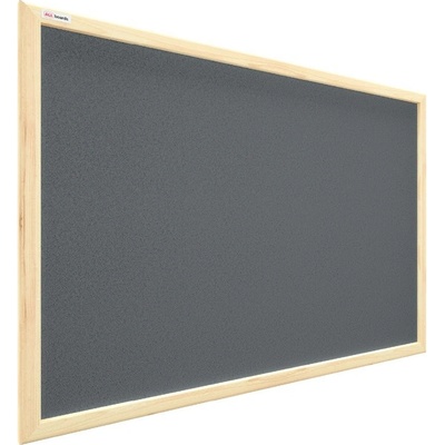 Allboards TKGREY64D korková tabule v dřevěném rámu 60 x 40 cm