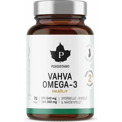 Puhdistamo Strong Omega 3 540 mg EPA, 360 mg DHA 70 kapslí