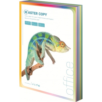 barevný papír Master Copy pastelová duha 5 barev A4 100 listů