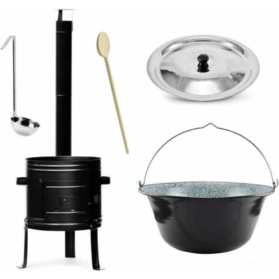 Perfect Home Zostava na guláš smaltovaná 14l Pro-Tech CHEF Parti Üst 36/08