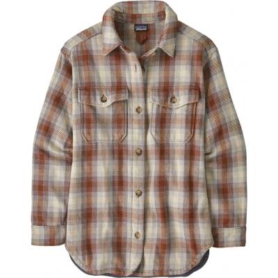 Patagonia Дамска риза с копчета Patagonia Women's Fjord Loft Overshirt Jacket Shirt - Alpenglow: Oar Tan (133-1067-0312)