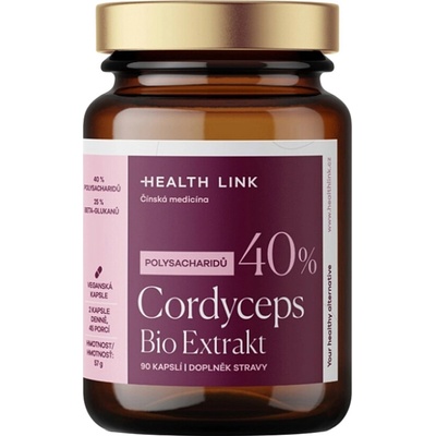 HEALTH LINK Bio cordyceps extrakt 90 kapslí