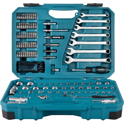 Makita sada bitů a nástrčkových klíčů s ráčnou 120KS E-06616 E-06616