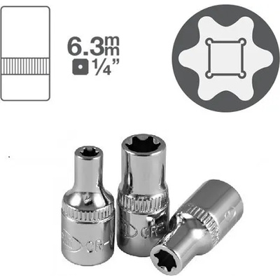 BGS technic Къси Е-вложки на база 1/4" от 1.60лв