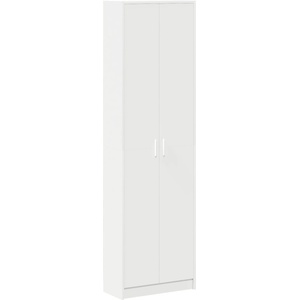 vidaXL Гардероб Бяло 55 x 25 x 189 см Инженерна дървесина (3334008)