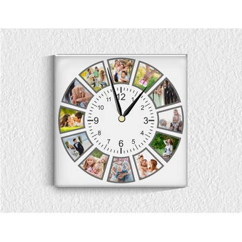 Image 1 of Стъклен стенен часовник 049