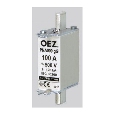 OEZ OEZ:40495 Pojistková vložka PNA000 20A aM Un 500 V a.c., velikost 000, aM - charakteristika motorová pouze proti zkratu, Cd/