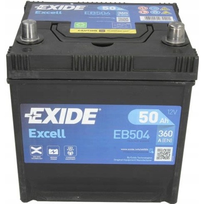 Exide Excell 12V 50Ah 360A EB504