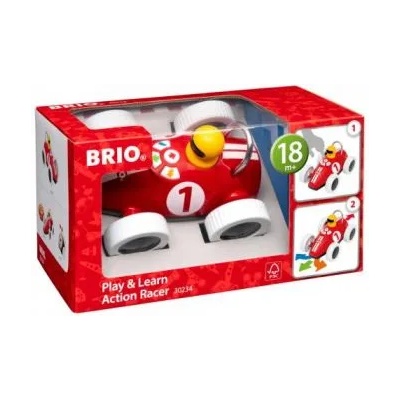 BRIO - Червена състезателна количка (30234)
