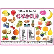 Súbor 24 kariet - ovocie