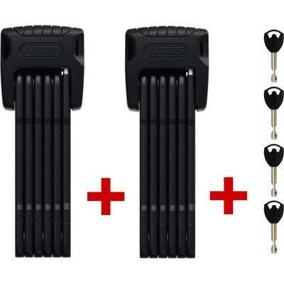 Abus BORDO GRANIT Xplus 6500K/90 čierny SH TwinSet