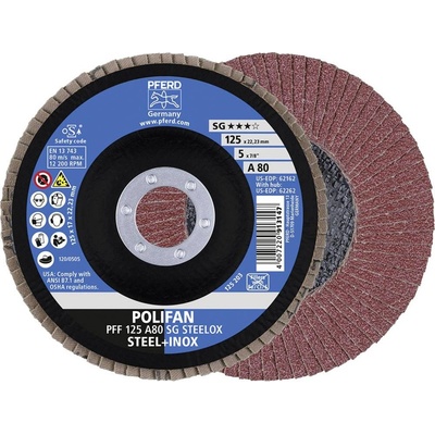 Pferd Vějířovitý brusný kotouč 125 x 22.23 mm 67608125 10 ks