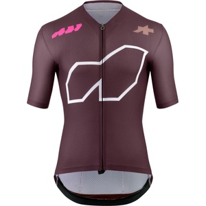ASSOS Мъжка фланелка с къс ръкав за колоездене ASSOS Equipe R Jersey We Are The A Cycling jersey - Panic Red (056-3996-0212)