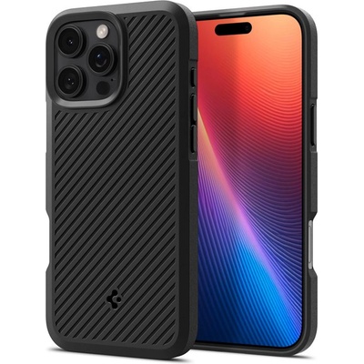 Spigen Гръб Spigen Core Armor за iPhone 16 Pro - Черен