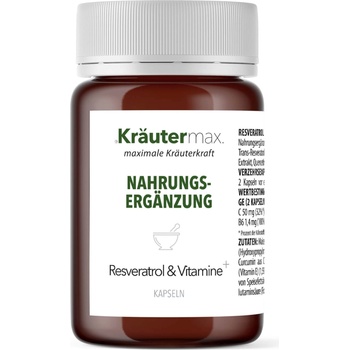 Kräuter Max Ресвератрол и витамини+ - 60 капсули