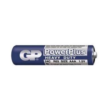 GP Batteries Цинк карбонова батерия gp powerplus r03, aaa, 1.5v, 4 броя в опаковка, gp-bm-24c-s4