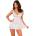 Obsessive Heavenlly Babydoll & Thong White M/L