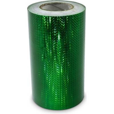 Univerzální hologramová samolepící fólie na metry MOTIV 1 čtverečky - šíře 25cm - zelená