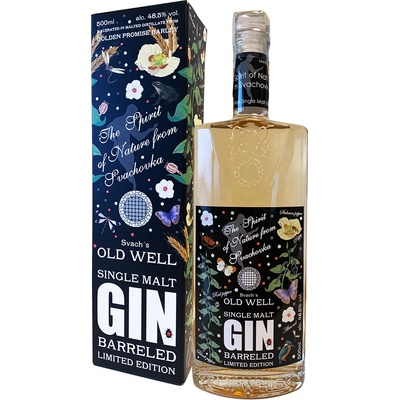 Svach´s OLD WELL GIN single malt 48,5% 0,5 l (karton)