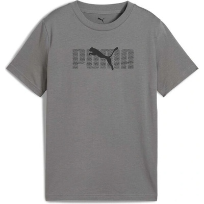 Puma ESSENTIALS LOGO LAB TEE B Chlapecké triko šedá