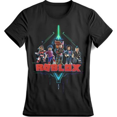 Tričko Roblox Cyberpunk Roblox černá