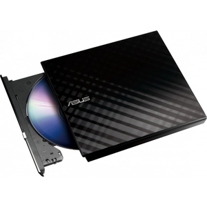 ASUS Външно usb dvd записващо устройство asus sdrw-08d2s-u lite, usb 2.0, черно (dvd-rw-asus-08d2s-u-blk-g) - hits