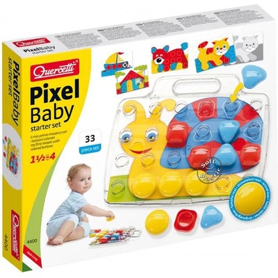 Quercetti Мозайка Quercetti Pixel Baby - 33 едри части (4400)