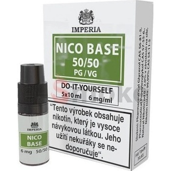 Imperia Fifty Booster 50VG/50PG 6 mg 5 x 10 ml