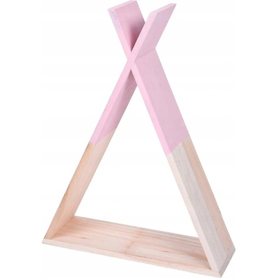 Vulpi Polica do detskej izby Tipi Open ružová