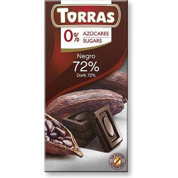 Torras čokoláda 72% 75 g