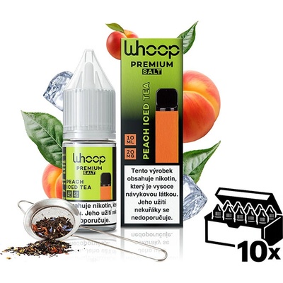 WHOOP SALT Peach Iced Tea 10 x 10 ml 20 mg