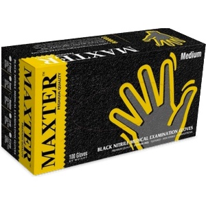 Maxter Nitril Powder-free black 1011M