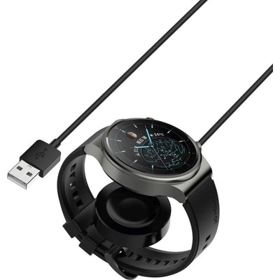 GKK Безжично Зарядно за Huawei Watch GT2 Pro, Wireless Magnetic Charger, Черен (5906809003271)