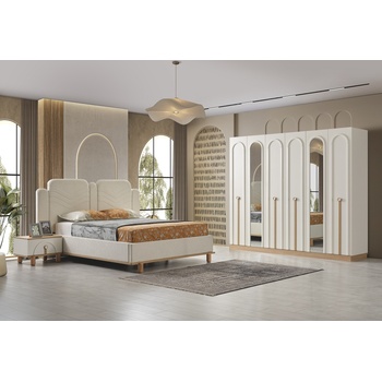 Baymob Mobilya Шесткрилен гардероб bahar