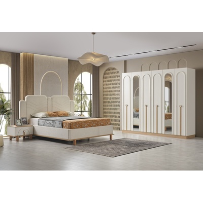 Baymob Mobilya Шесткрилен гардероб bahar