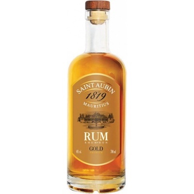 Saint Aubin Gold Premium Rum 40% 0,7 l (holá láhev)