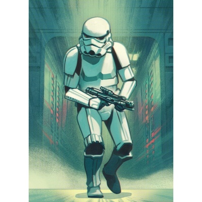 Komar Vliesová fototapeta Mandalorian Stormtrooper Print rozměry 200 x 280 cm