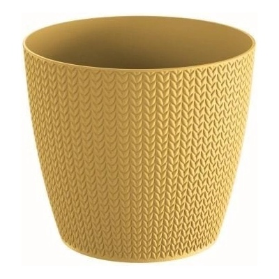 TMX Květináč WHEATY hořčice 13 cm