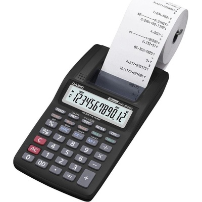Casio Kalkulačka HR 8 RCE s tiskem / 12 míst černá